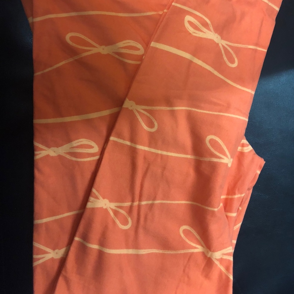 TC new peach/coral leggings